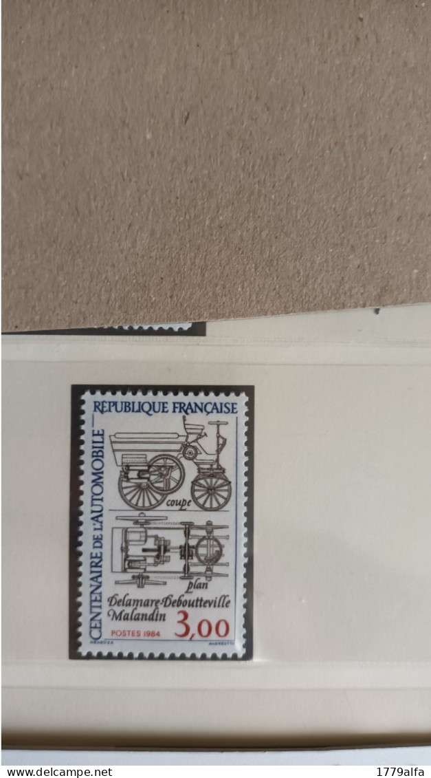 Année 1984 N° 2341** Centenaire De L'automobile - Unused Stamps