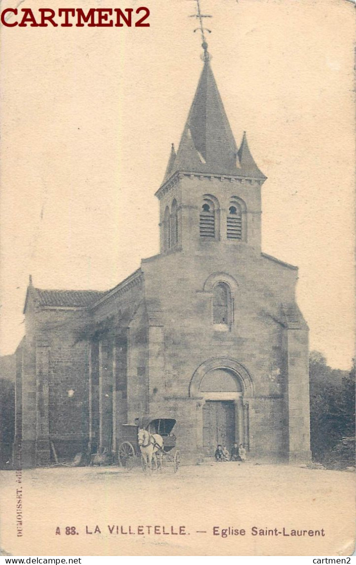 LA VILLETELLE PRES CROCQ EGLISE SAINT-LAURENT 23 CREUSE - Autres & Non Classés