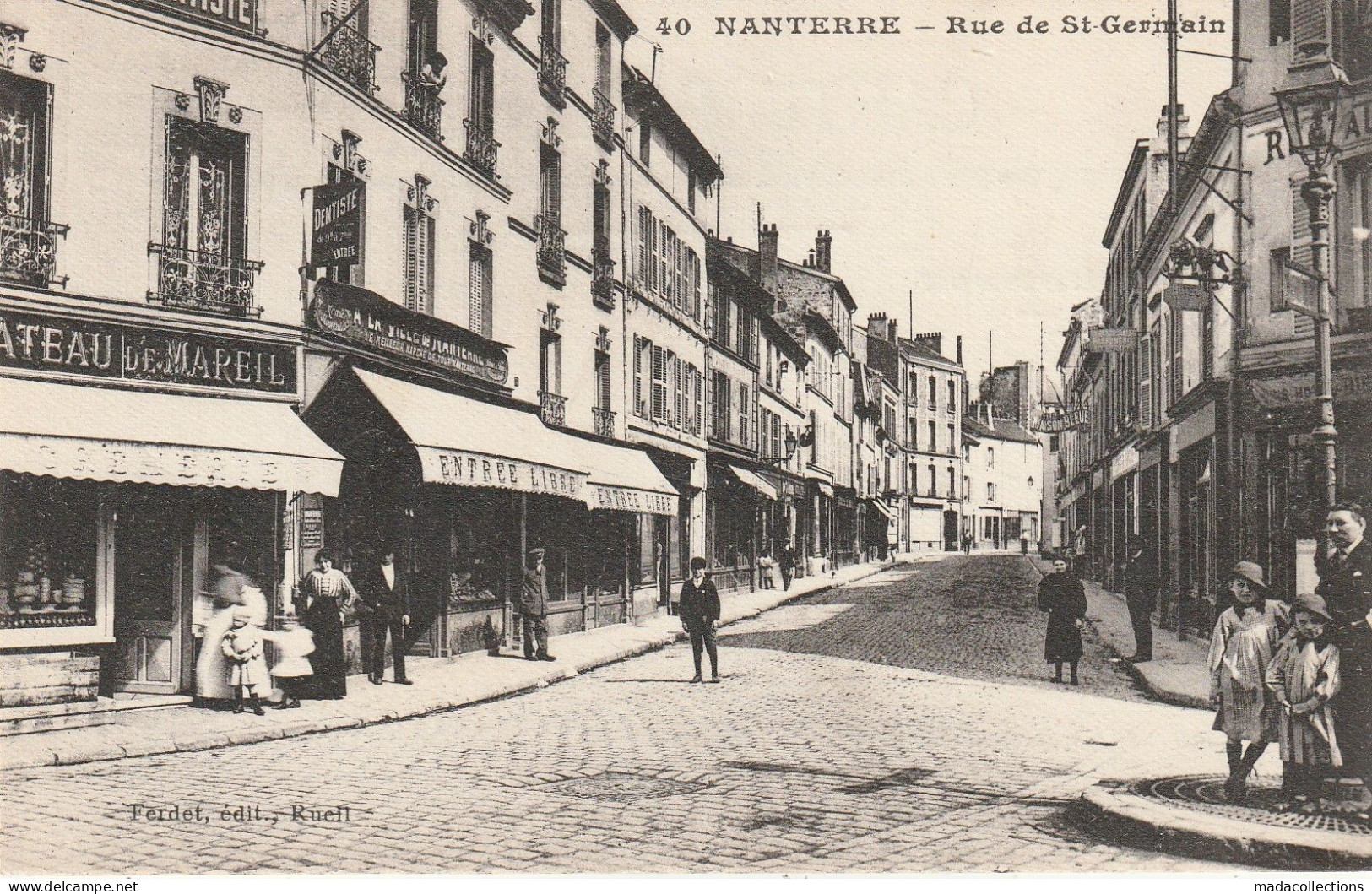 Nanterre (92 - Haut De Seine) Rue De St Germain - Nanterre
