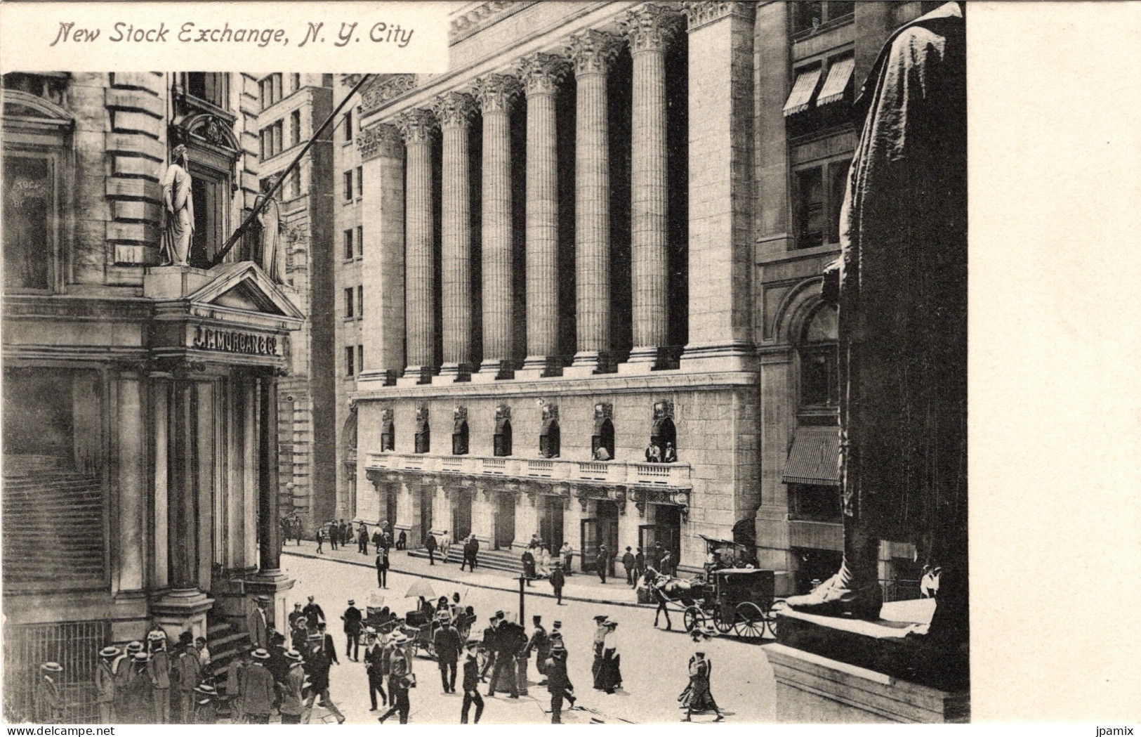 CPA : New Stock Exchange ,  New York City - Andere Monumente & Gebäude