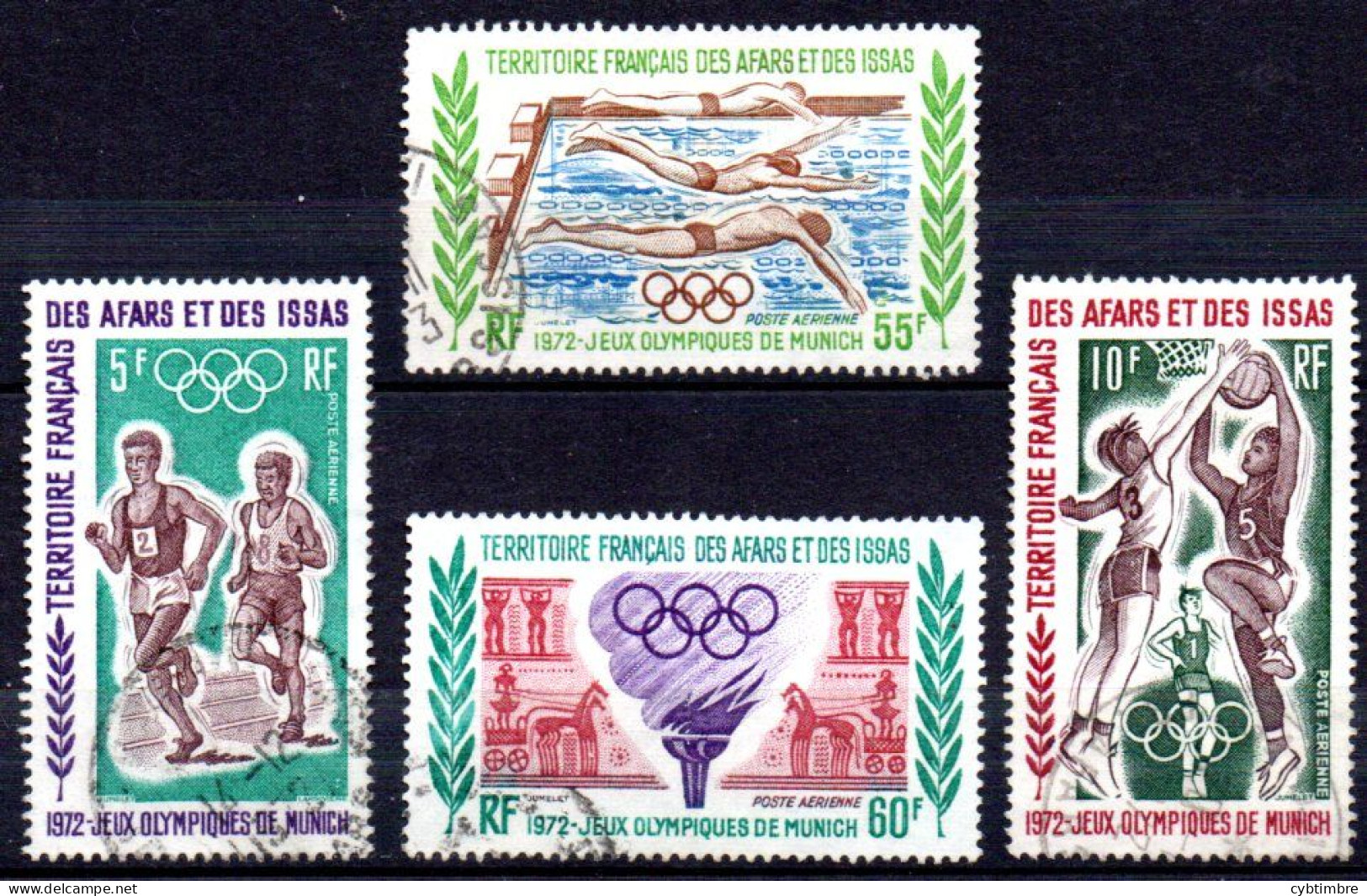 Afars Et Issas: Yvert N° A 72/75° - Used Stamps