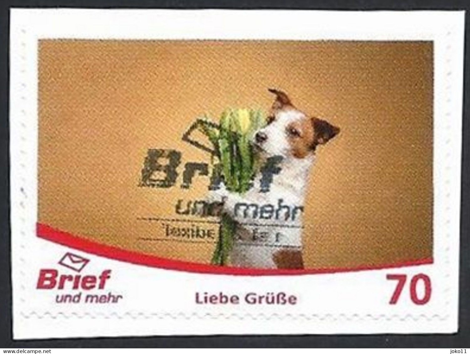 Privatpost, Brief Und Mehr, Hund, Wertstufe: 0,70 Euro, Gebraucht - Privatpost