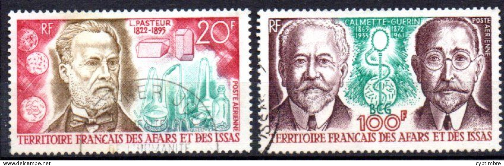 Afars Et Issas: Yvert N° A 76/77°; Pasteur-Calmette - Used Stamps