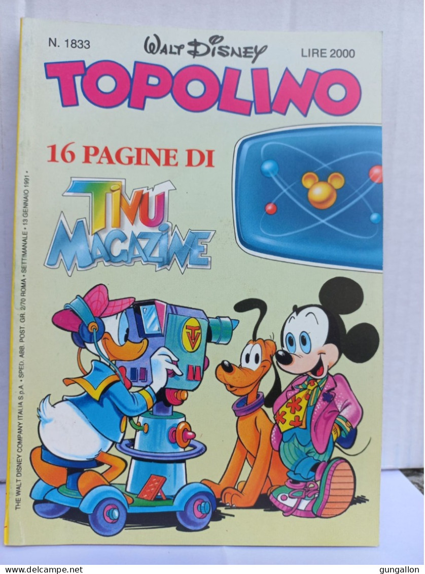 Topolino (Mondadori 1991) N. 1833 - Disney