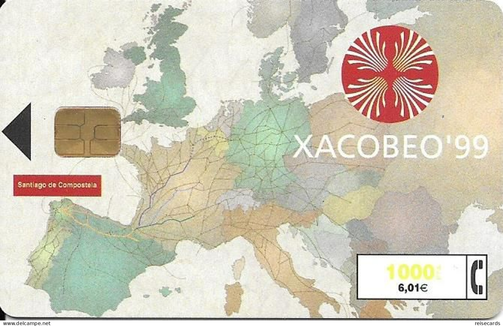 Spain: Telefonica - 1999 XACOBEO'99 - Privé-uitgaven