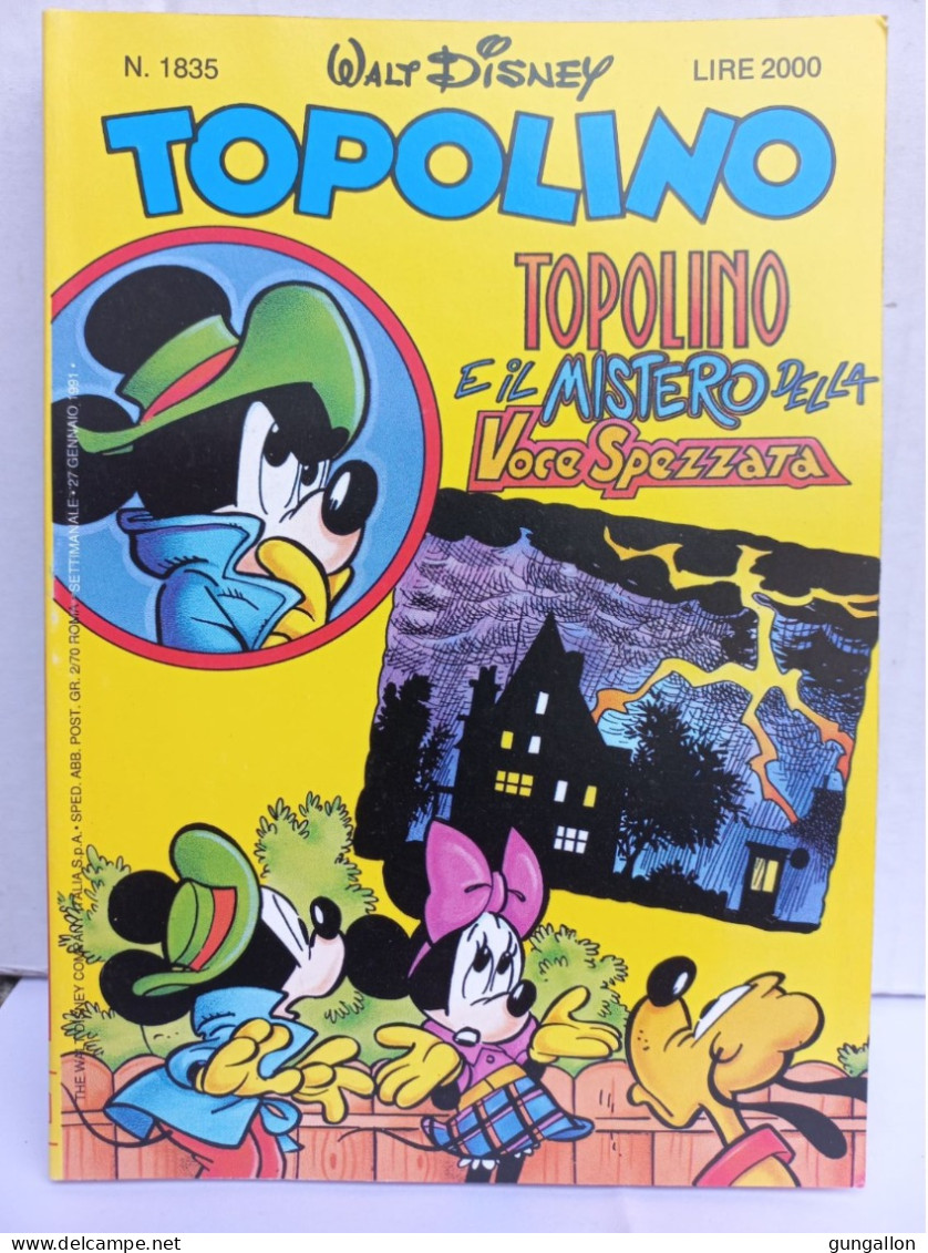 Topolino (Mondadori 1991) N. 1835 - Disney
