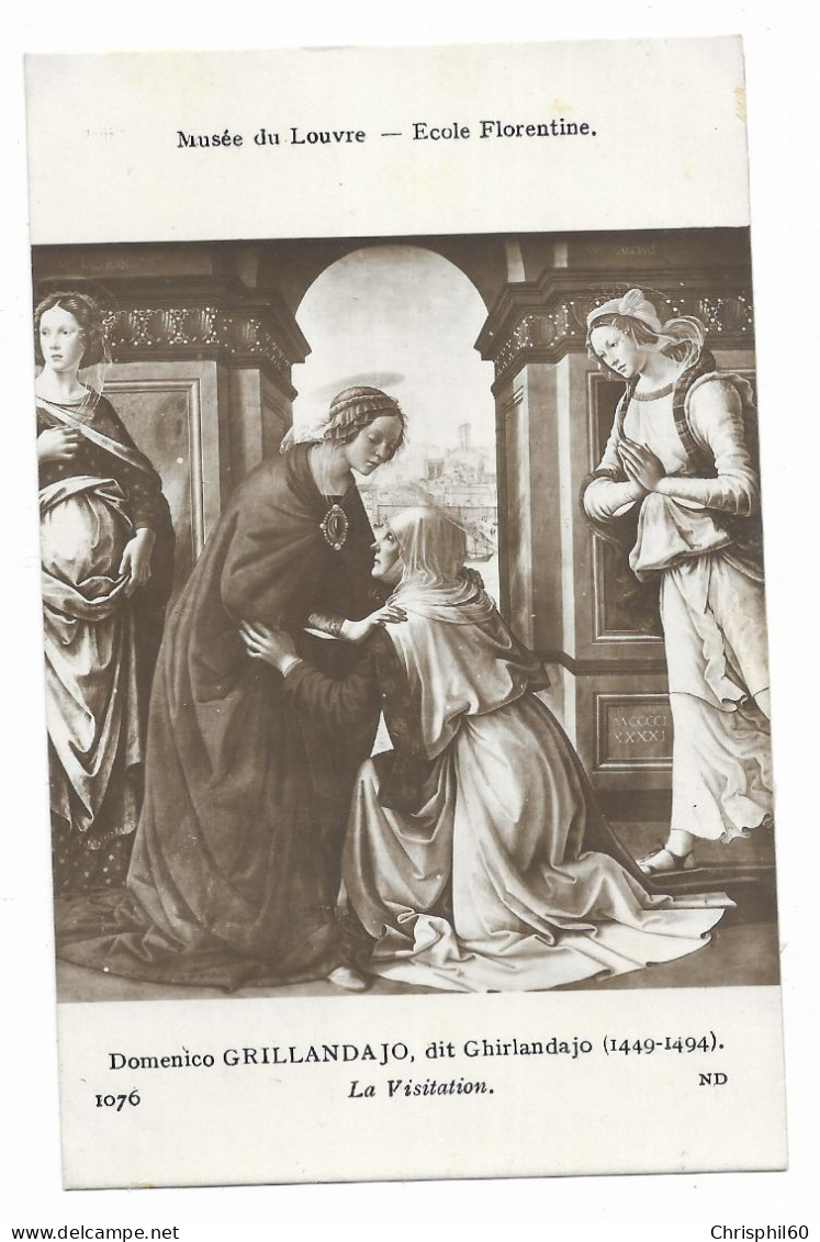 Musée Du Louvre - Ecole Florentine - La Visitation - Ghirlandajo - - Malerei & Gemälde