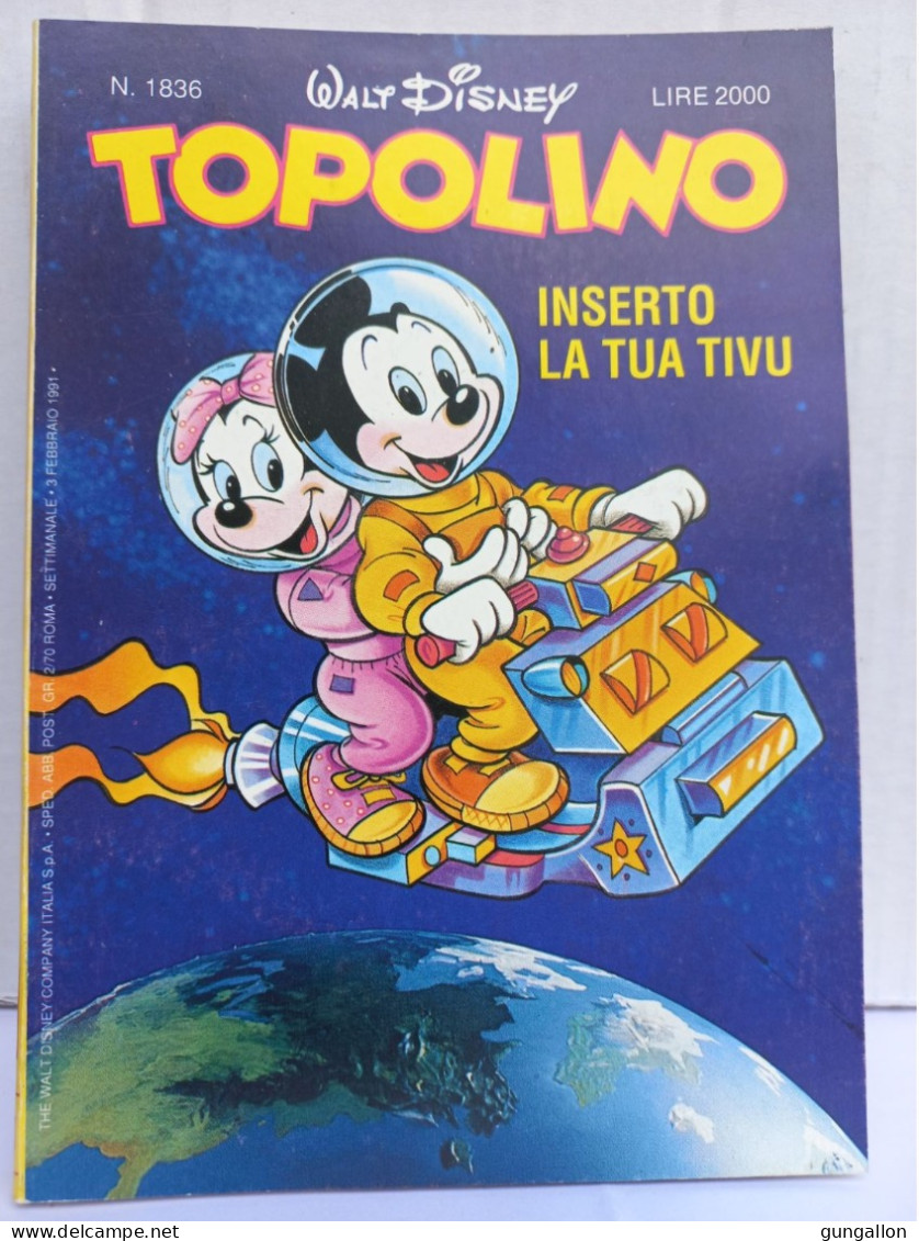 Topolino (Mondadori 1991) N. 1836 - Disney