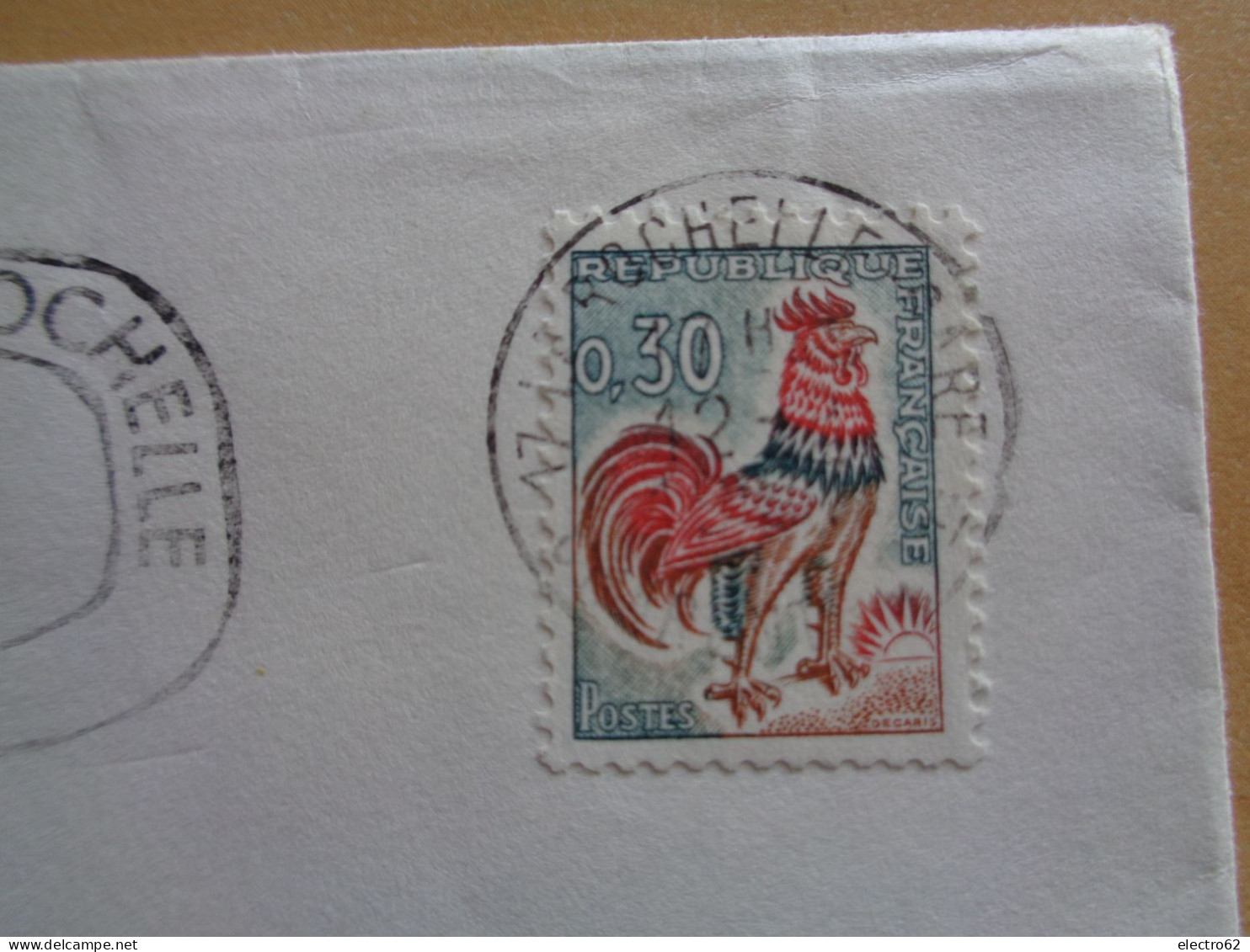 France Flamme Festival De  La Rochelle  Juin Coq Decaris Rooster Hann Hahn Gallo - Mechanical Postmarks (Advertisement)