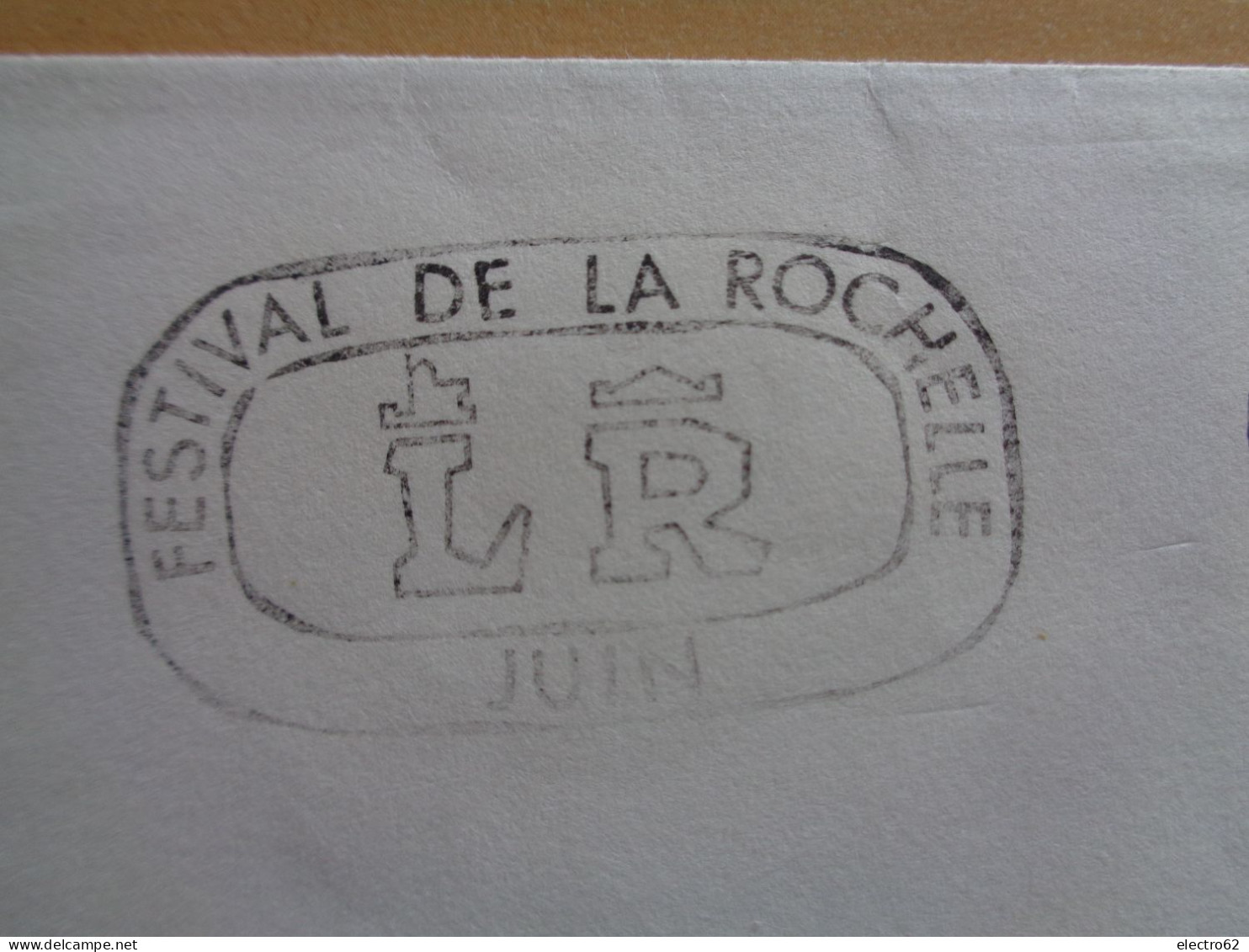 France Flamme Festival De  La Rochelle  Juin Coq Decaris Rooster Hann Hahn Gallo - Mechanical Postmarks (Advertisement)