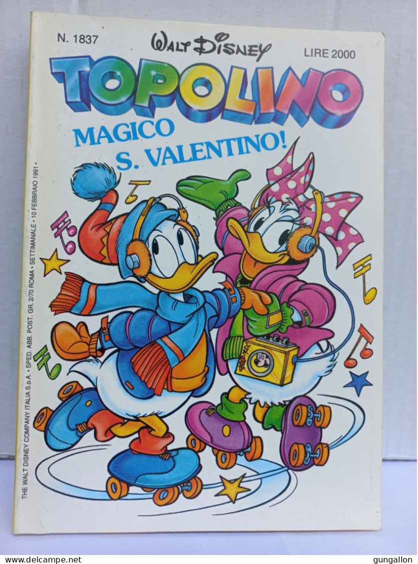 Topolino (Mondadori 1991) N. 1837 - Disney