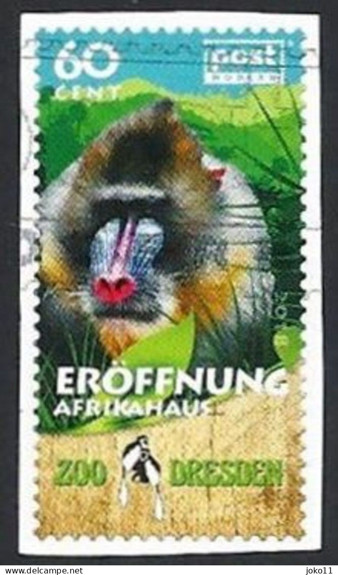 Privatpost, Post Modern, Eröffnung Afrikahaus Zoo Dresden, Wertstufe: 0.60 EUR, Gebraucht - Private & Local Mails