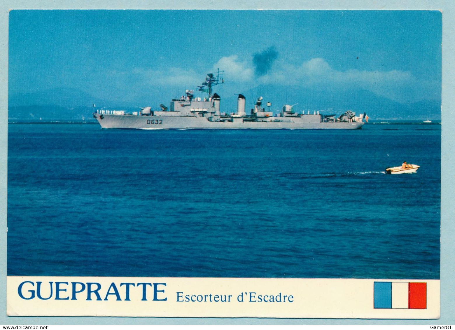 GUEPRATTE Escorteur D'Escadre 2750 Tonnes à TOULON Revue Navale 11/07/1976 Avec Le Pdt Valéry Giscard D'Estaing - Krieg
