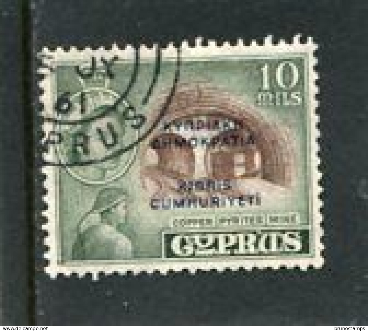 CYPRUS - 1960  10m  DEFINITIVE  FINE USED - Oblitérés