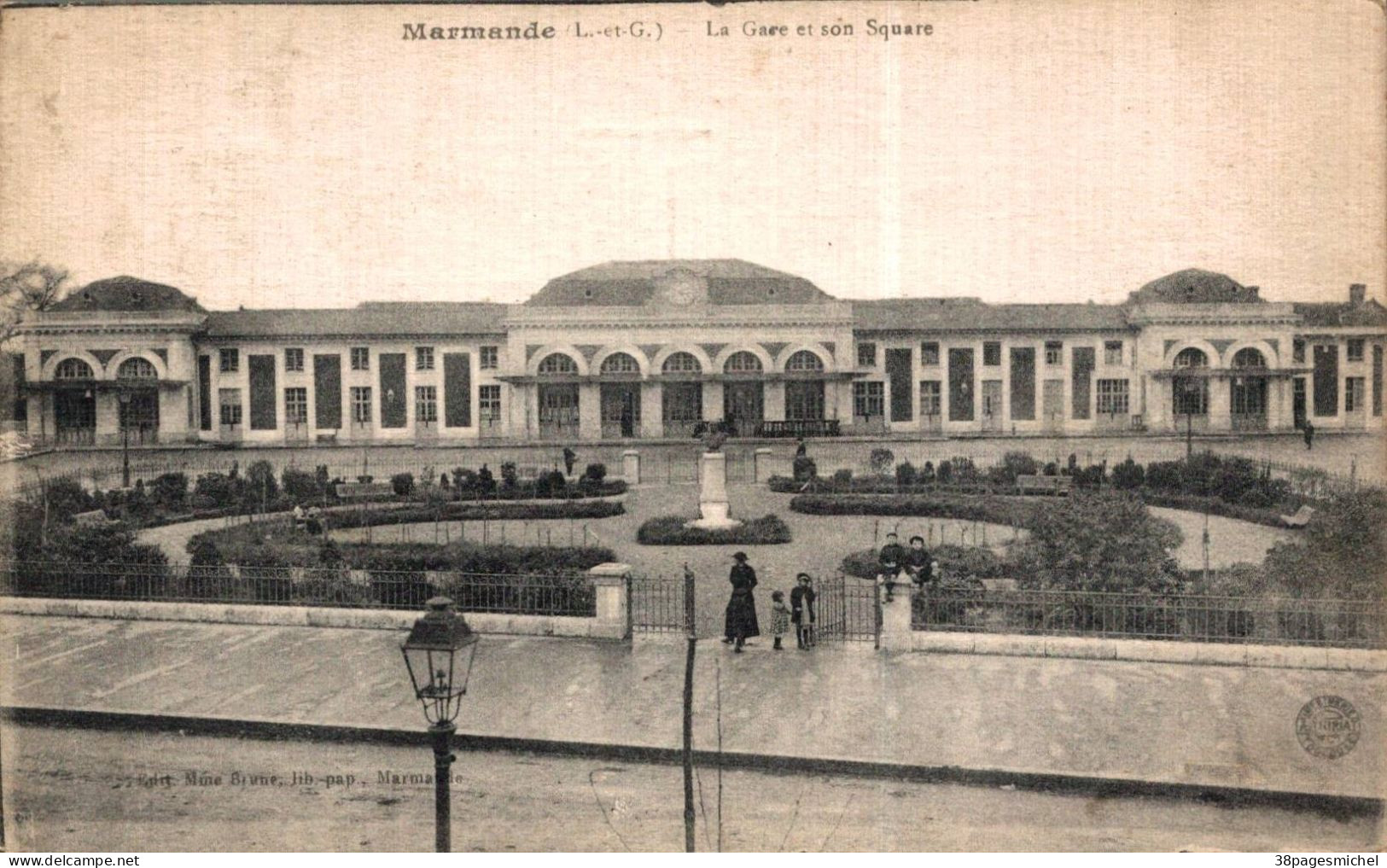 K1905 - MARMANDE - D47 - La Gare Et Son Square - Marmande