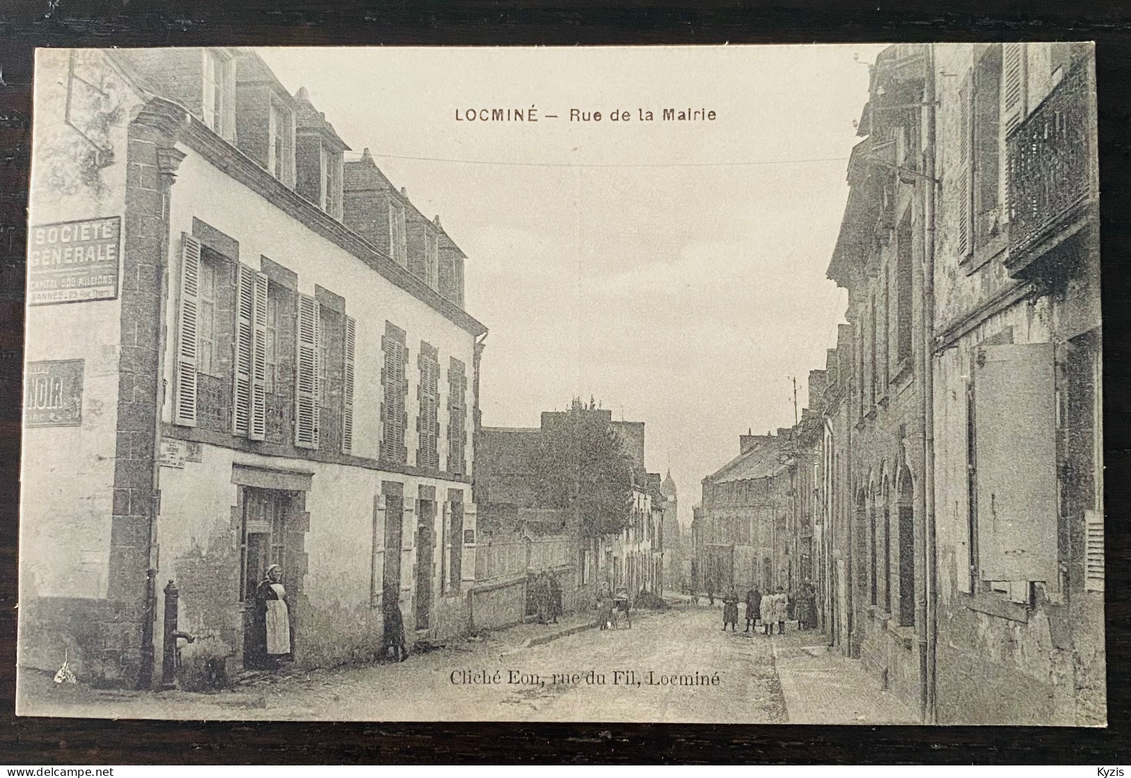 CPA - LOCMINÉ - Rue De La Mairie - Locmine