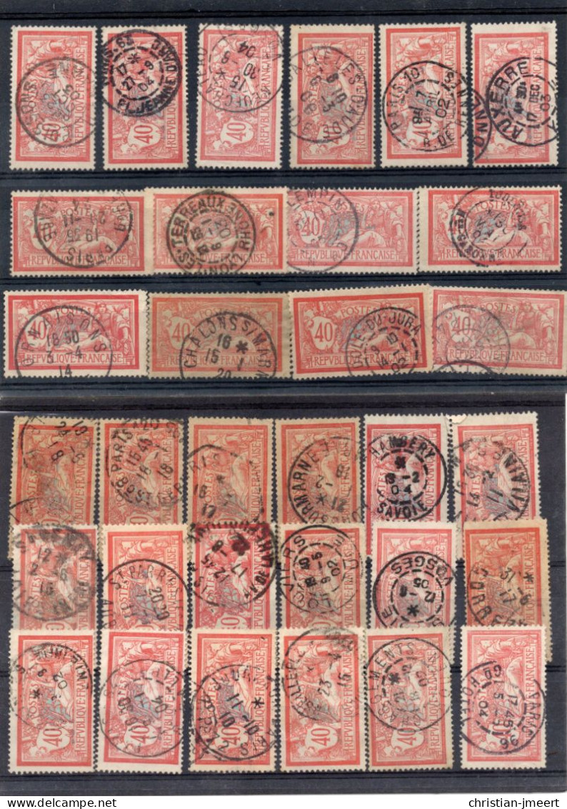 France Type Merson 180 Timbres - 1900-27 Merson