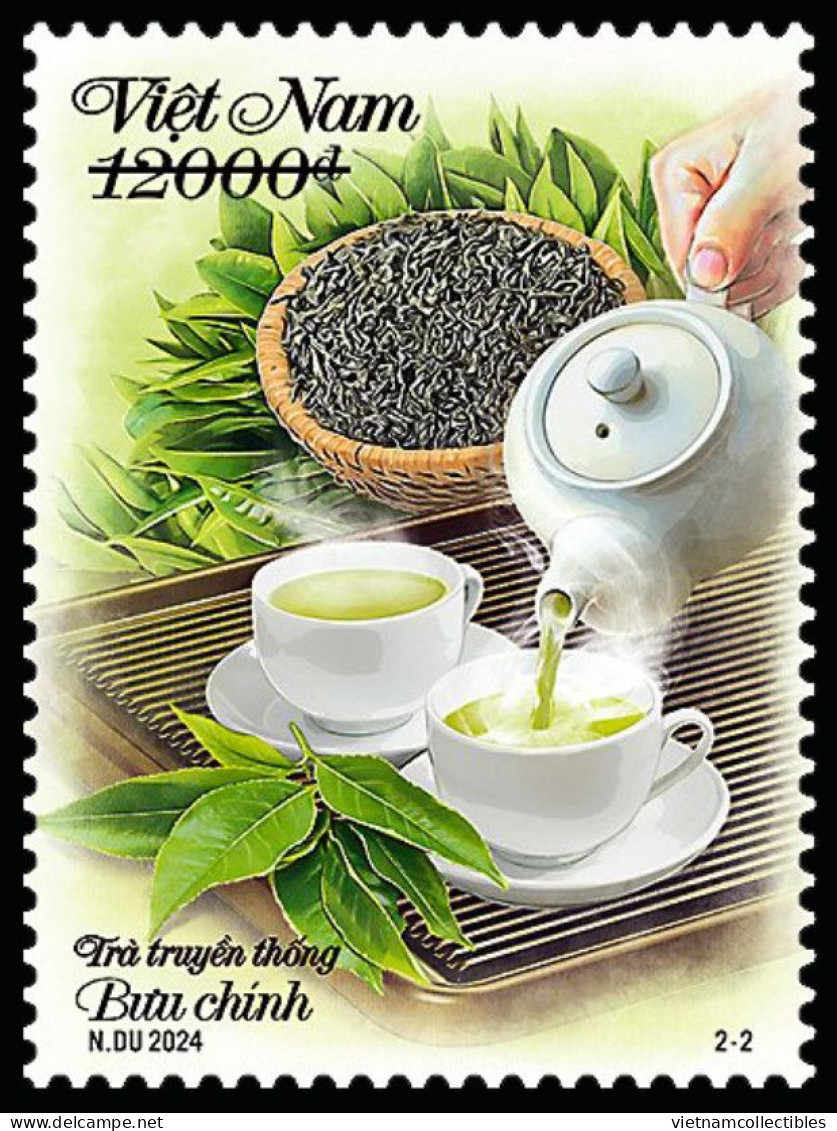 FDC Viet Nam Vietnam With Imperf Stamps & SS Issued On Internationa Tea Day / Flora / Flower / Fruit 2024 - Vietnam