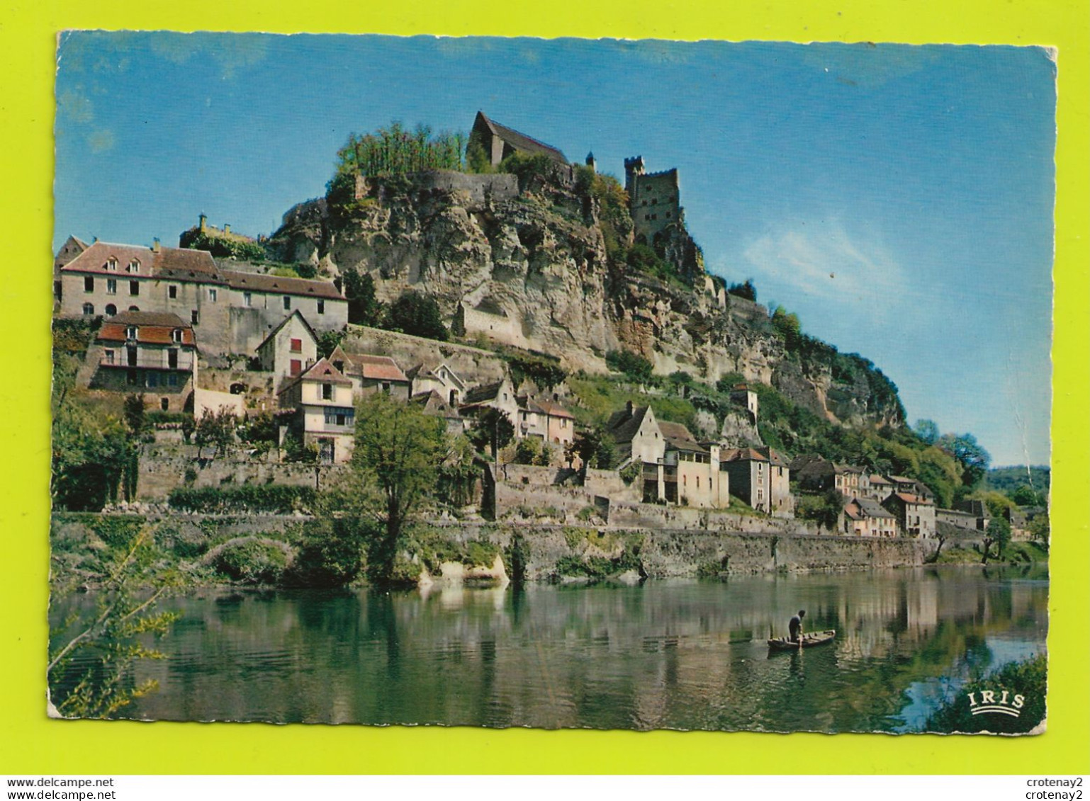 24 BEYNAC N°215 Vers Sarlat St Cyprien Château Des XIIIème Et XIVème Homme En Barque VOIR Flamme De RIBERAC En 1964 - Sarlat La Caneda