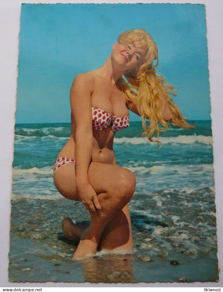 Woman In A Bathing Suit, On The Seashore - Pin-Ups