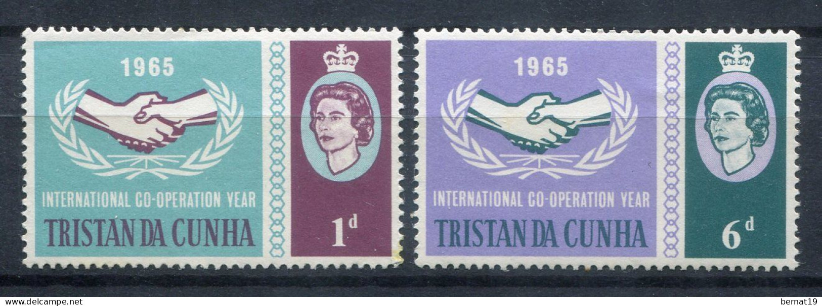 Tristan Da Cunha 1965. Yvert 87-88 ** MNH. - Tristan Da Cunha