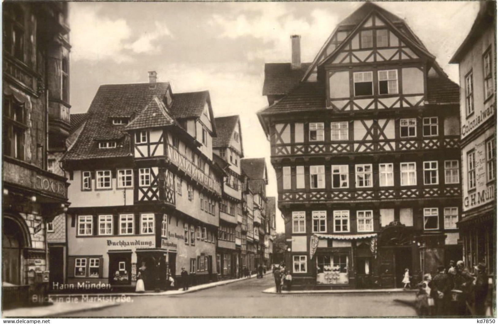 Hann. Münden - Blick In Die Marktstraße - Hannoversch Muenden