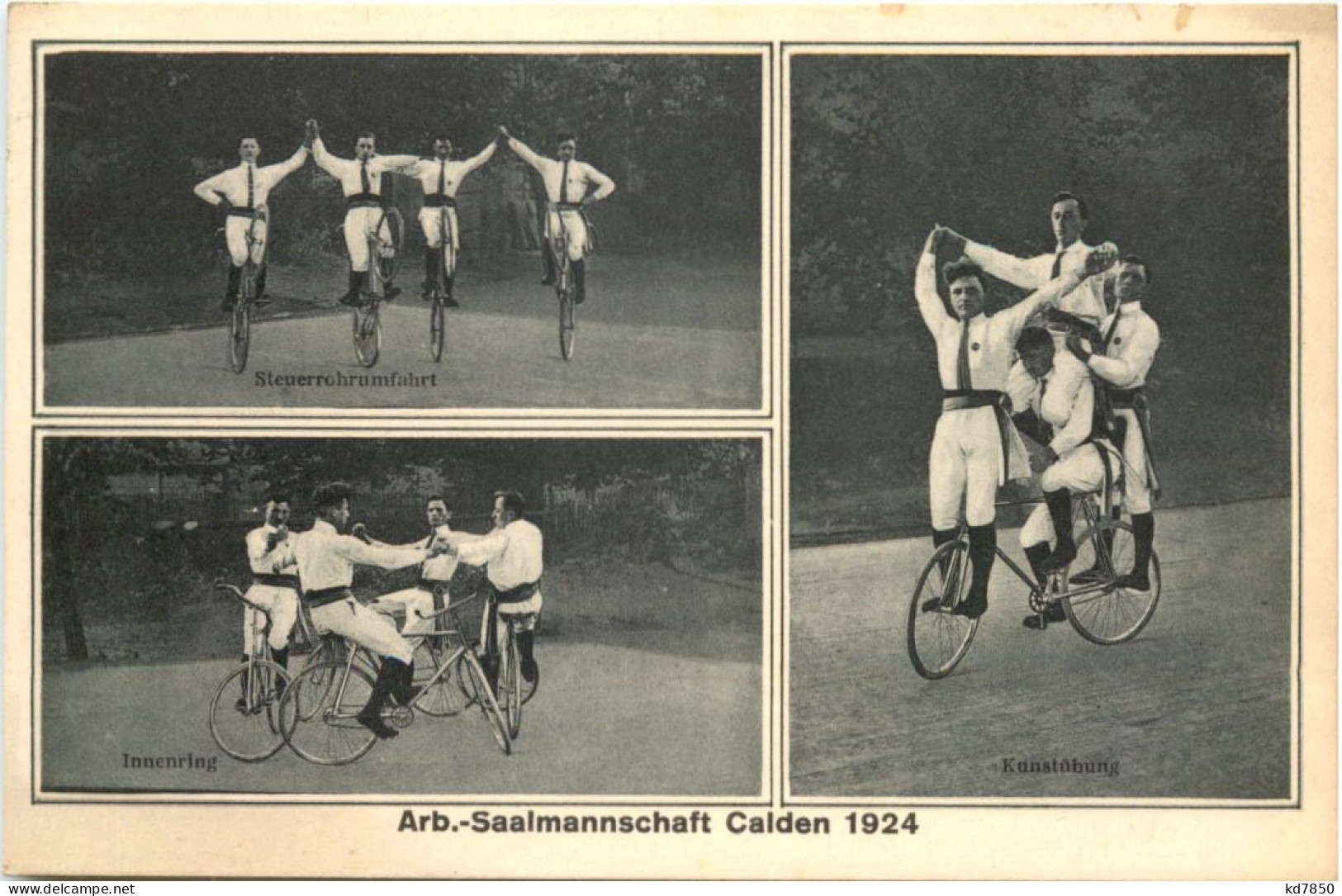 Calden - Arb. Saalmannschaft 1924 - Fahrrad - Kassel
