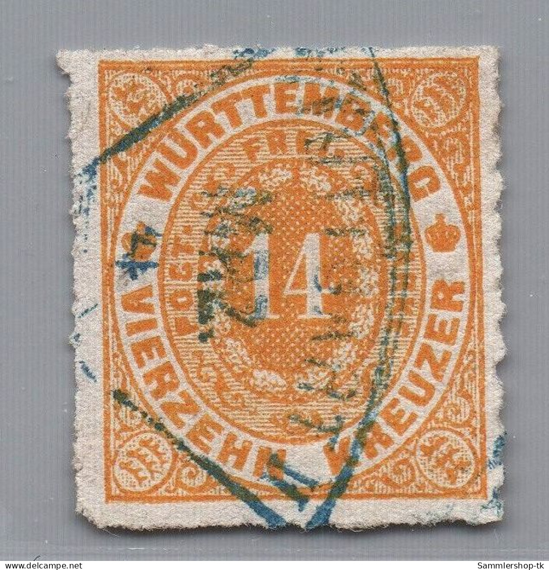 Württemberg Michel Nummer 41 C Gestempelt Geprüft - Other & Unclassified