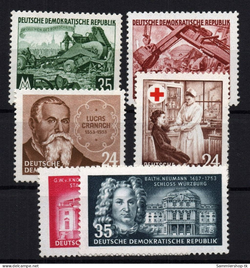 DDR Michel Nummer 380 - 385 Postfrisch - Altri & Non Classificati