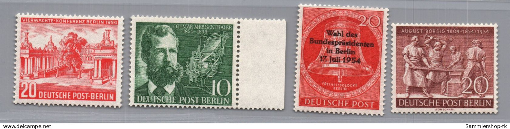 Berlin Michel Nr. 116 - 118 + 125 Postfrisch - Andere & Zonder Classificatie
