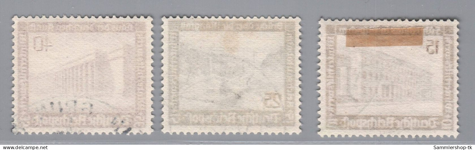 Deutsches Reich Michel-Nr. 640 - 642 Gestempelt - Autres & Non Classés