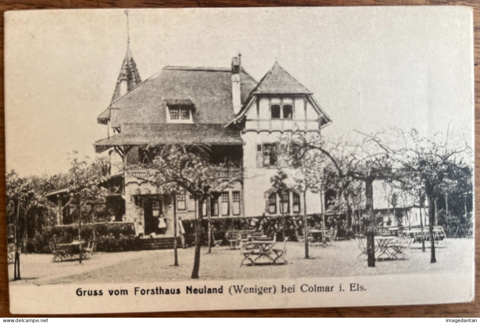 Colmar - Gruss Vom Forsthaus Neuland (Weniger) - Verlag M. Bauer & Cie, Strassburg - Colmar