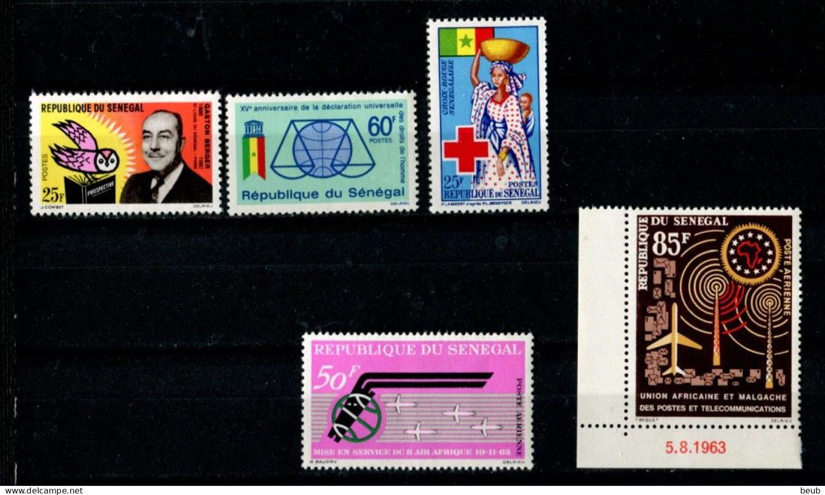 V - SENEGAL: Année 1963: Y&T 216 à 234 + PA 37 Et 38 : 20 Timbres Tous NSC ** - Sénégal (1960-...)