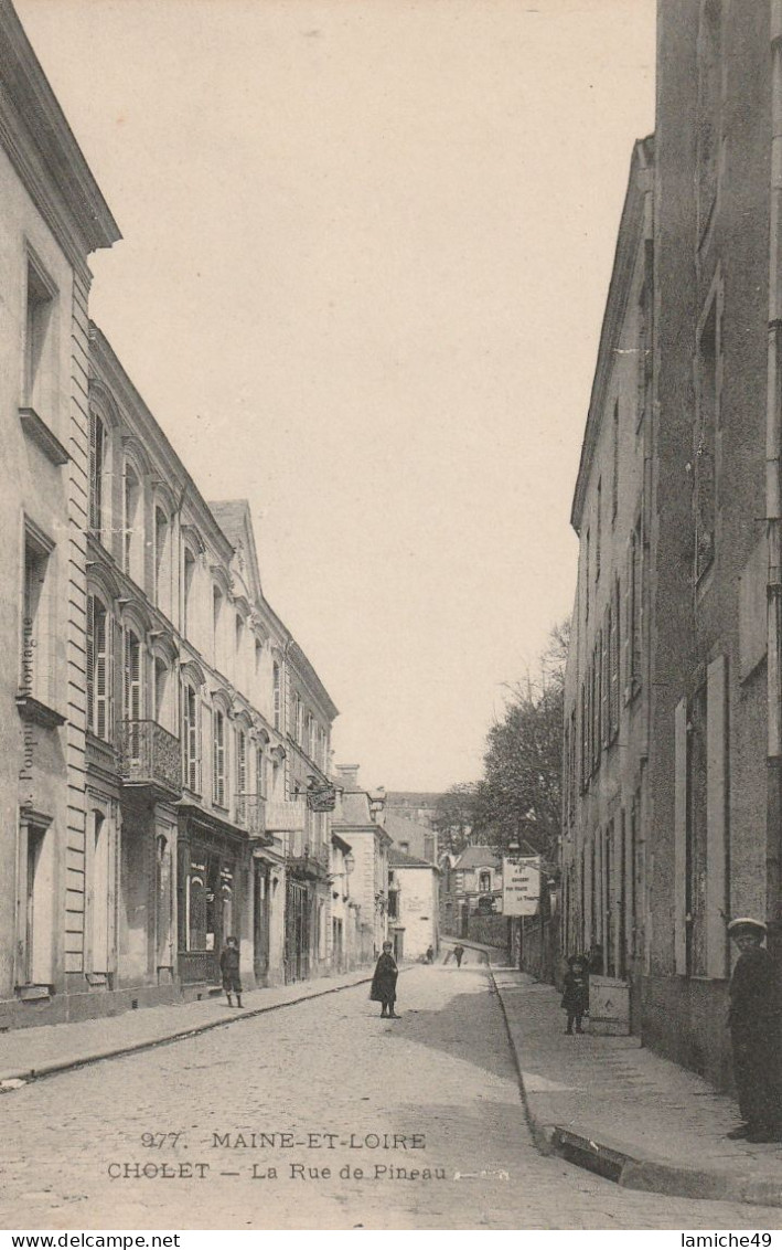 CHOLET Rue De Pineau Carte Animée - Cholet