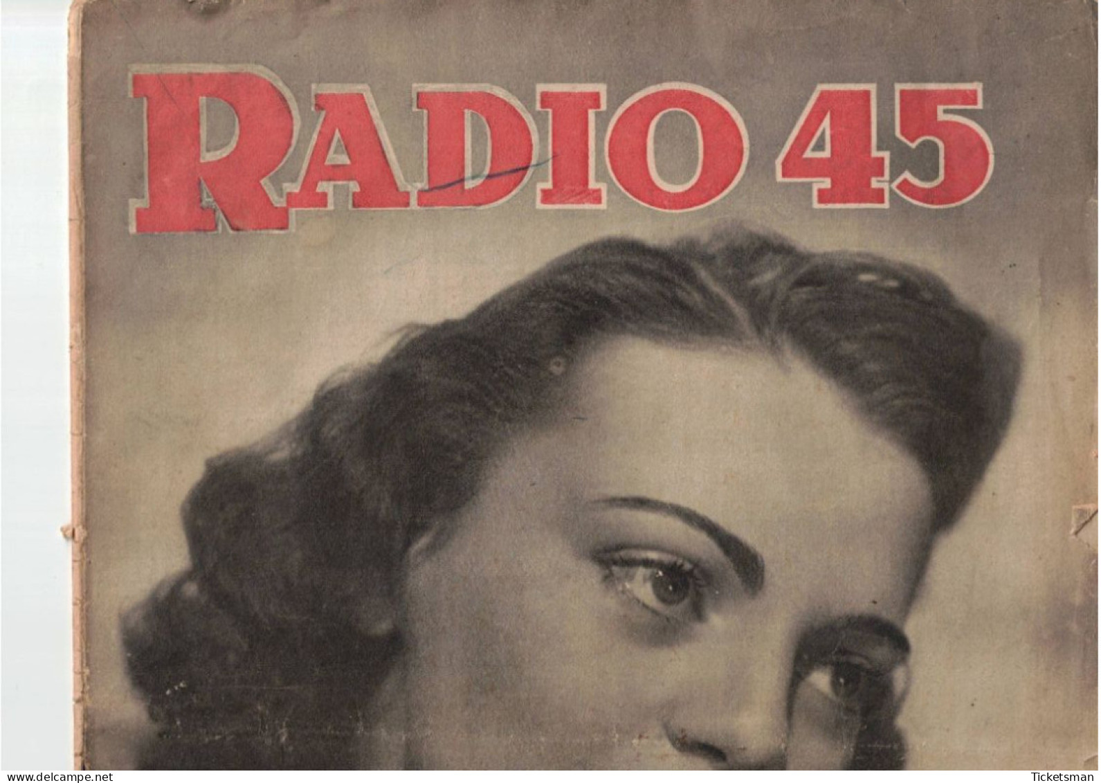 Magazine " Radio 45 " N° 54 Du 02/11/1945 - Andere & Zonder Classificatie