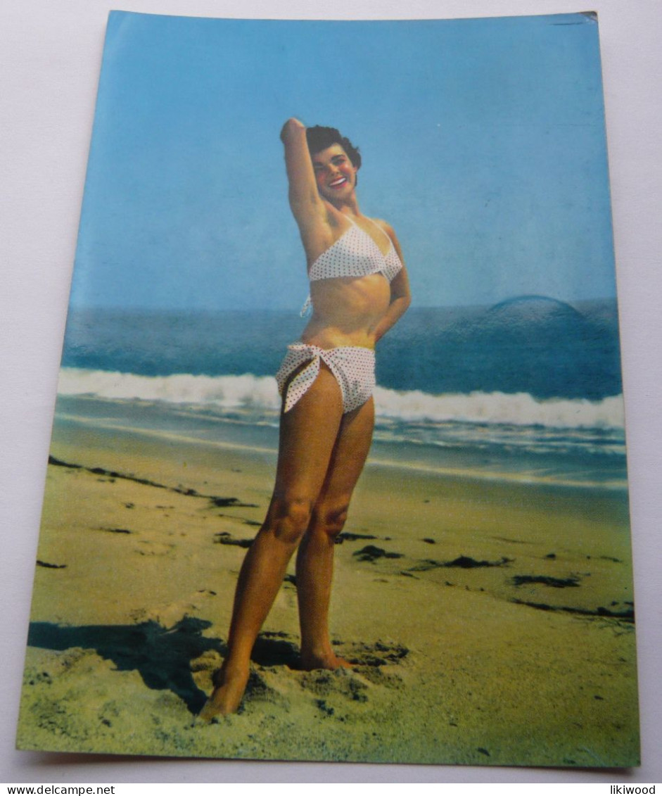 Woman In A Bathing Suit, On The Seashore - Pin-Ups