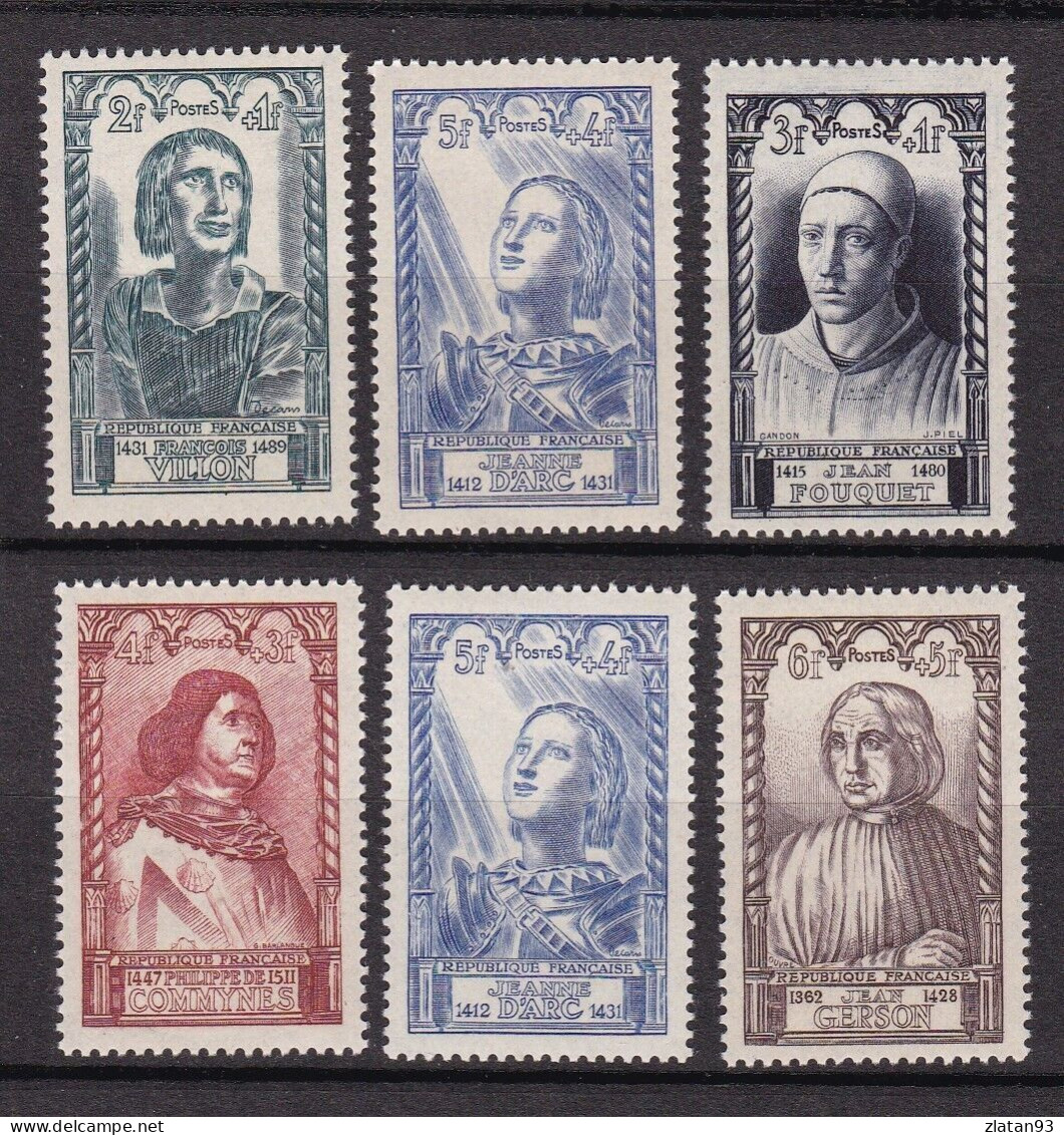 SERIE JEANNE D'ARC YT N°765 Au N°770 NEUF** - Unused Stamps