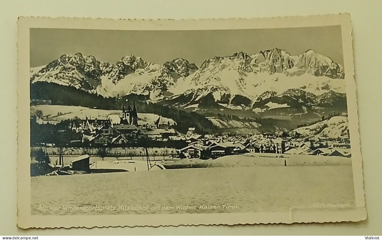 Austria-Alpiner Wintersportsplatz Kitzbühel-postcard Sent In 1938. - Kitzbühel