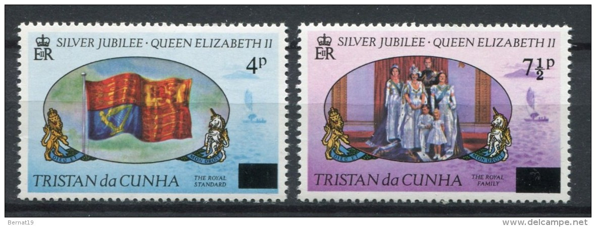 Tristan Da Cunha 1977. Yvert 219-20 ** MNH. - Tristan Da Cunha