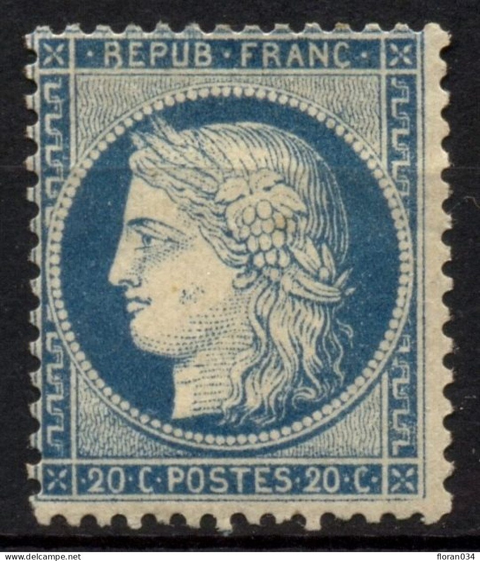 France N° 37 Neuf * Signé Scheller - Cote 550 Euros - 1870 Siège De Paris