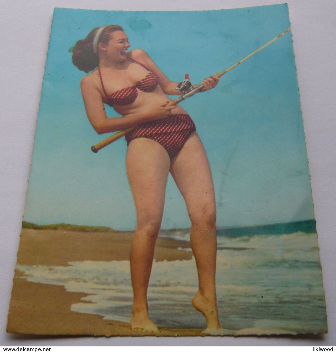 Woman In A Bathing Suit, On The Seashore - Pin-Ups