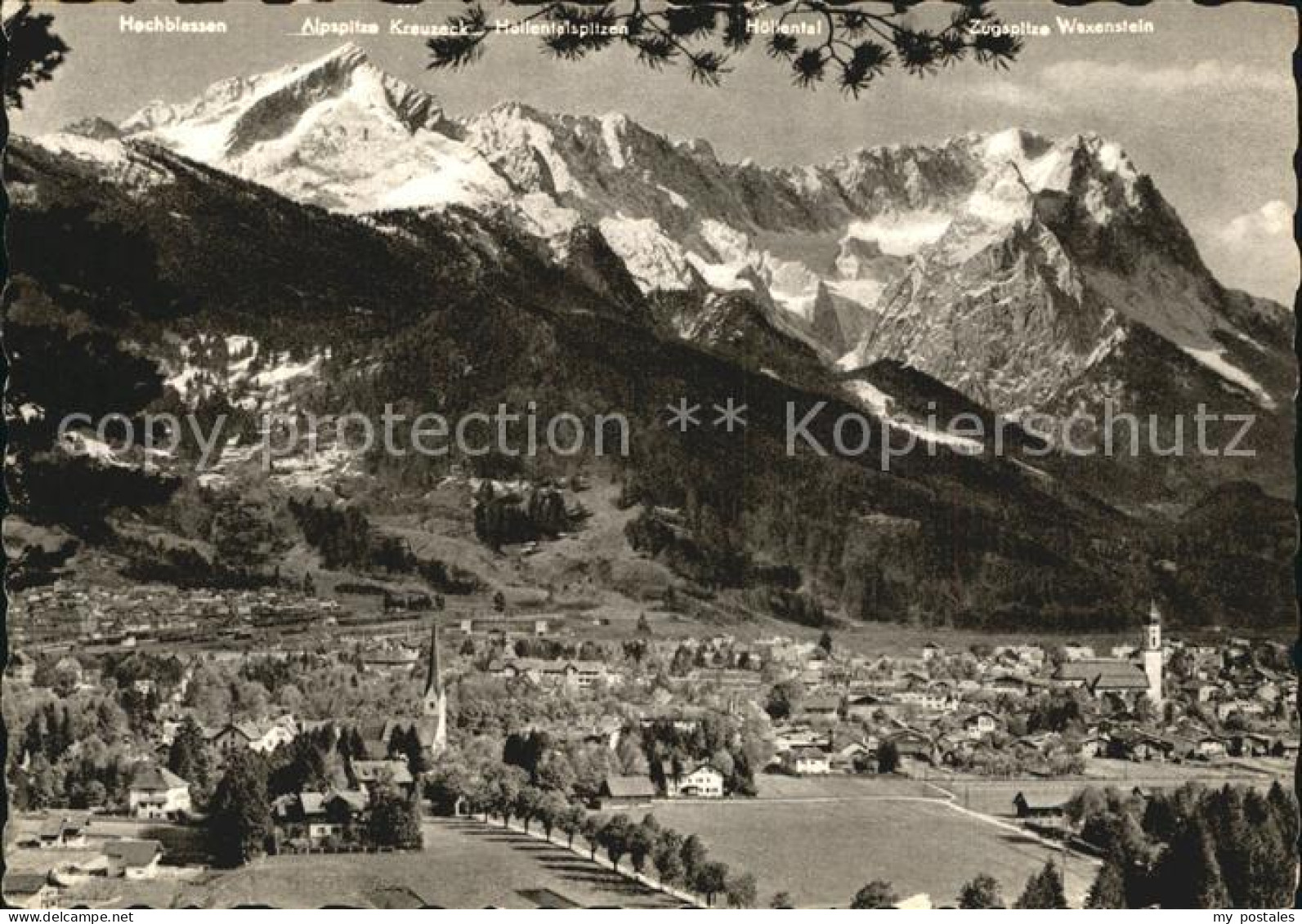 72545430 Garmisch-Partenkirchen Panorama Gegen Zugspitzgruppe Garmisch-Partenkir - Garmisch-Partenkirchen