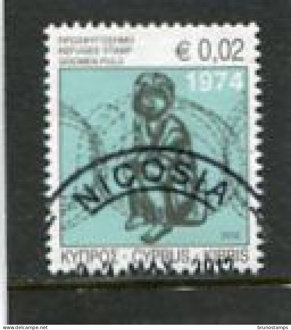 CYPRUS - 2012  REFUGEE  FINE USED - Used Stamps