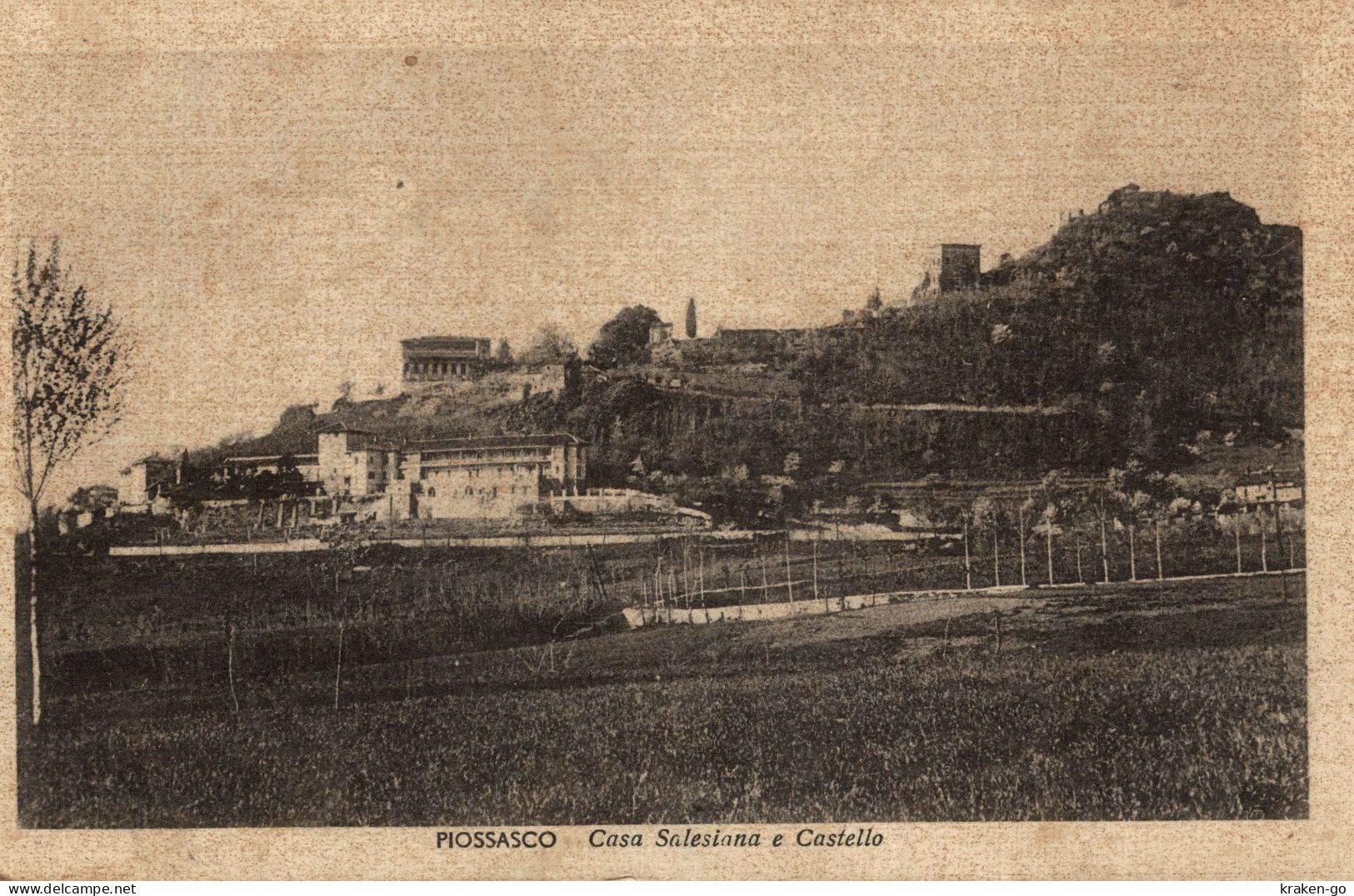 PIOSSASCO, Torino - Casa Salesiana E Castello - Spedita In Repubblica Sociale - #028 - Other & Unclassified