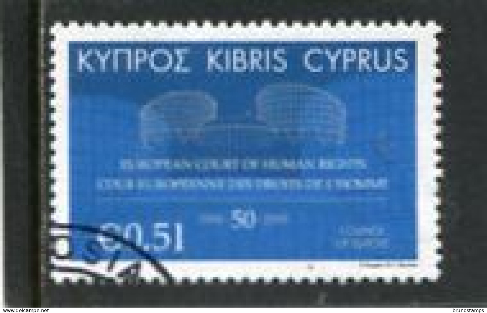 CYPRUS - 2009  51c HUMAN RIGHTS  FINE USED - Usados