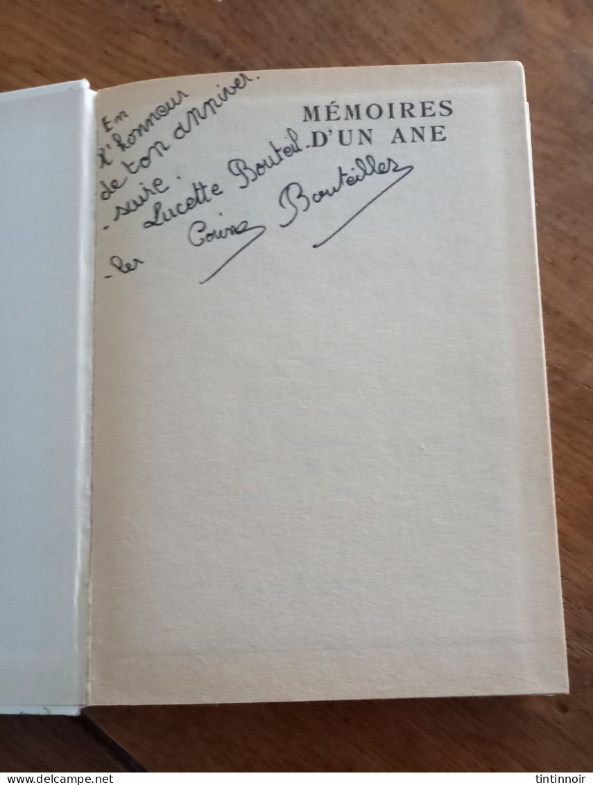 Les Mémoires D'un âne  Comtesse De Ségur Bibliothèque Rose Hachette 1930 - Bibliothèque Rose