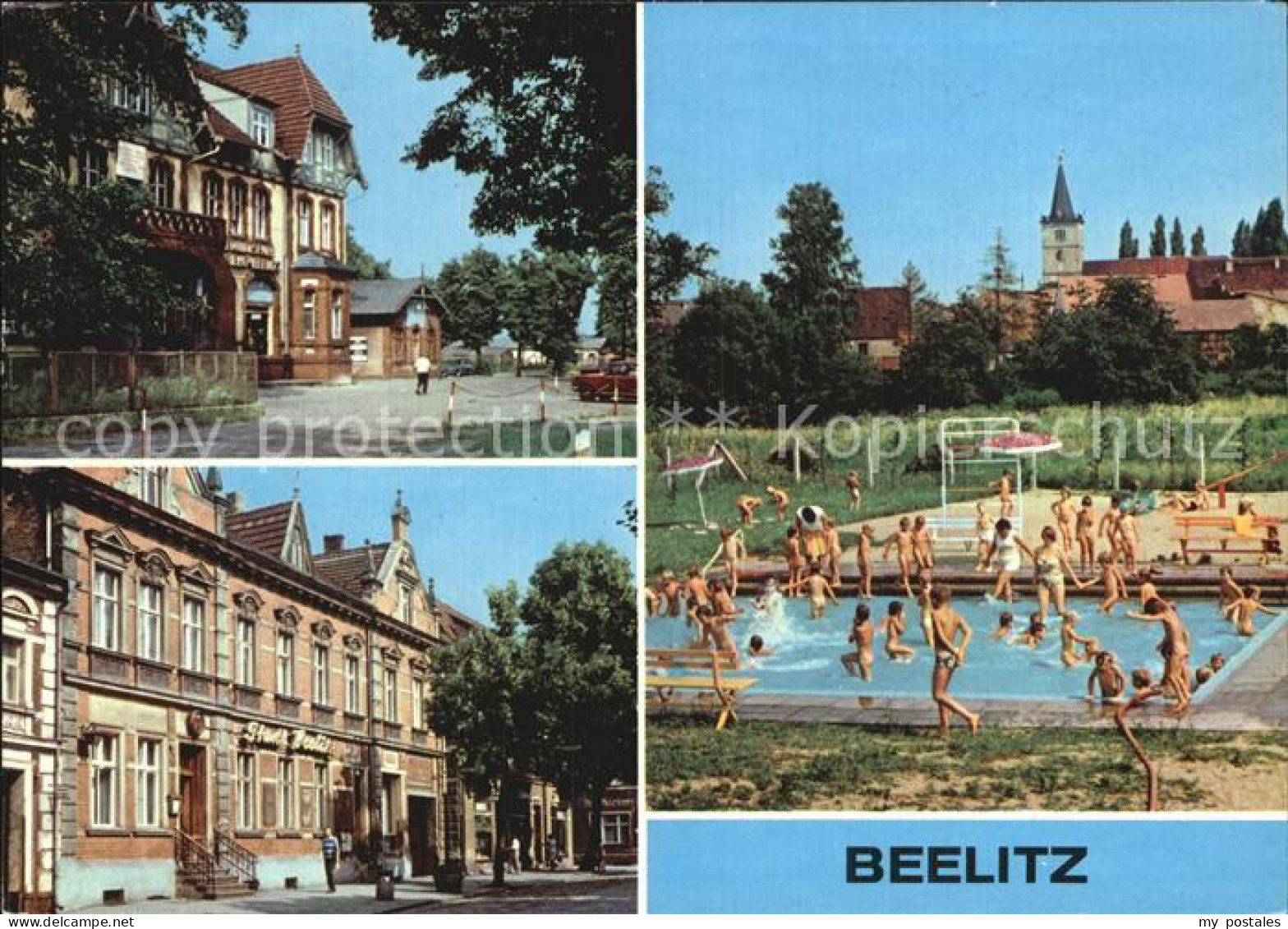 72545229 Beelitz Einkaufszentrum BHG HO Gaststaette Stadt Beelitz Stadtbad Beeli - Beelitz