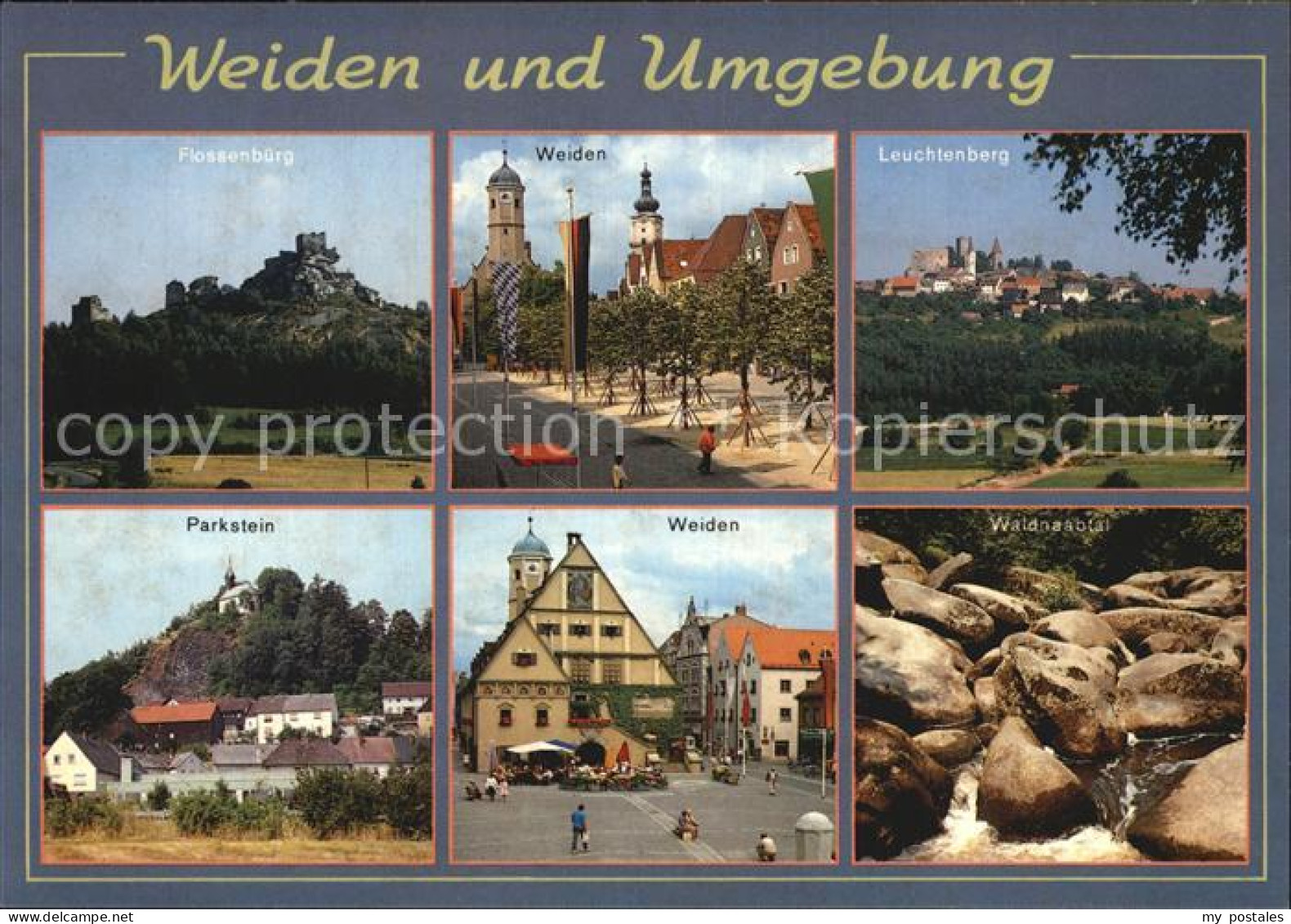 72545214 Weiden Oberpfalz Flossenburg Leuchenberg Parkstein Waldnaabtal Ortsansi - Weiden I. D. Oberpfalz