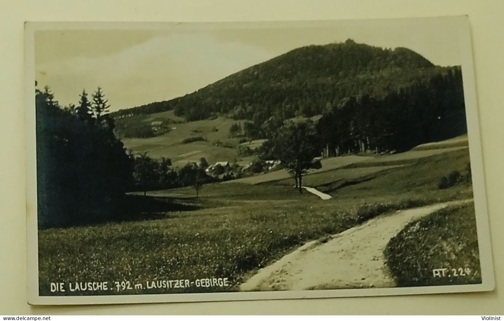 Germany-Die Lausche 792 M.Lausitzer Gebrige-postmark JONSDORF 1938. - Jonsdorf