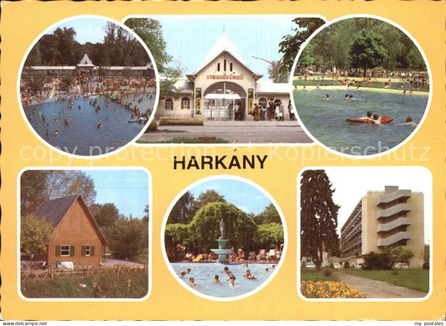 72545190 Harkany Schwimmbad Ortsansichten Ungarn - Hongarije